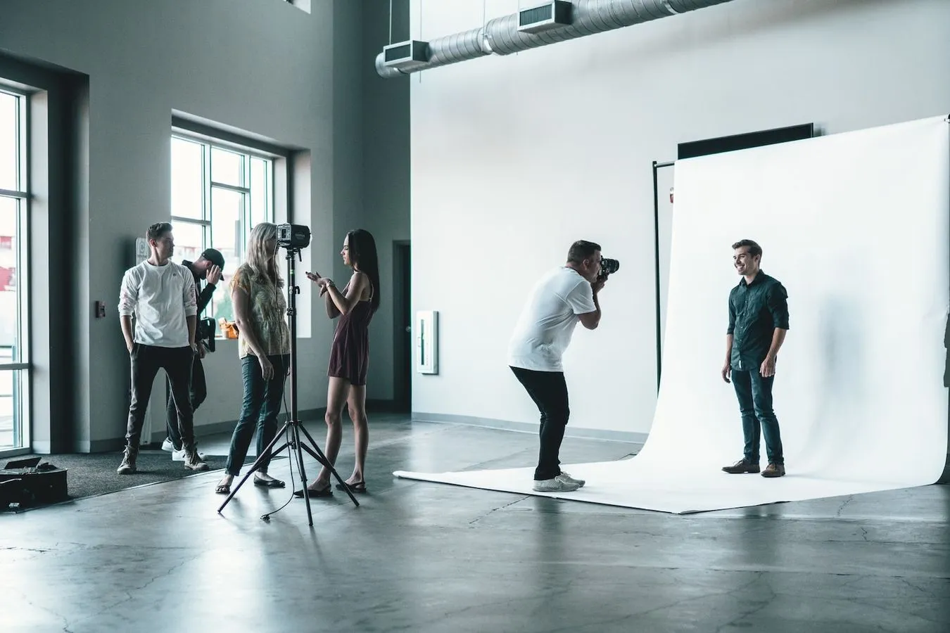 Professional studio area for TonyArt photography sessions